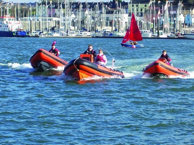 Their fleet of powerboats